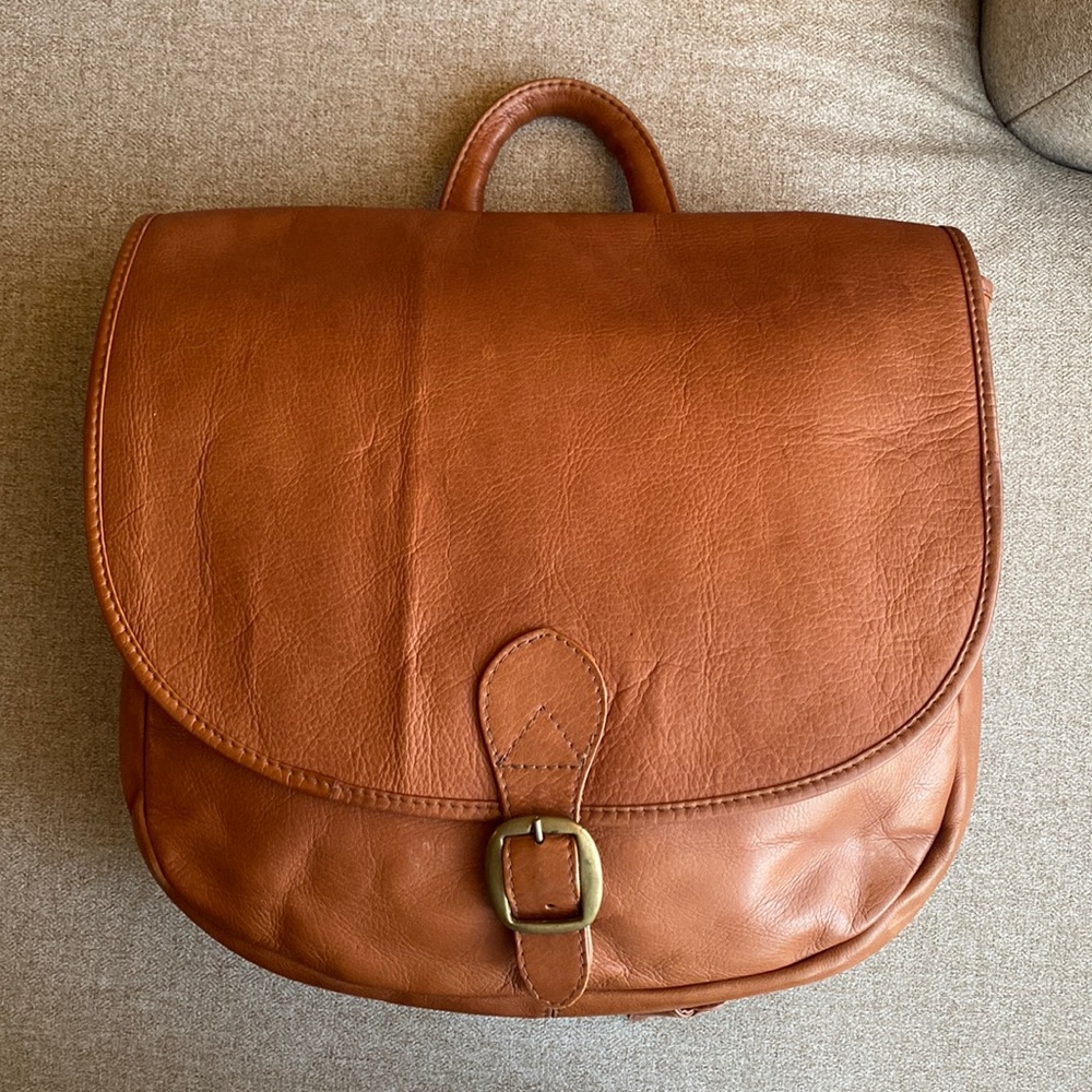 HOBO International Leather Backpack
